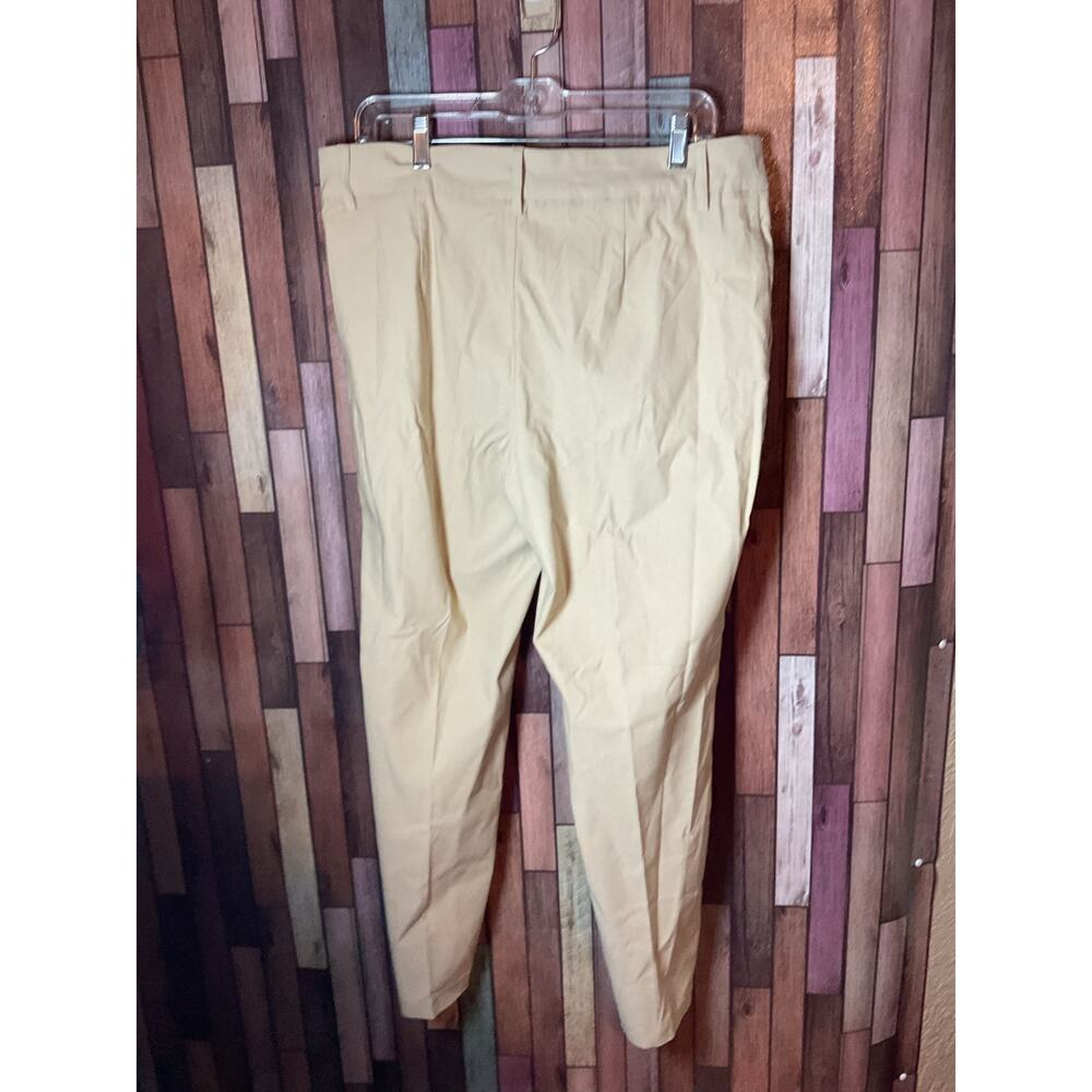 Women’s CATO Khaki Pull On Dress Pants Women’s Size 14 NWT - Picture 2 of 2